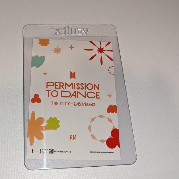 BTS MGM Hotel Special Room Package Photo Cards From Las Vegas PTD - RM/ Namjoon - Picture 2 of 2